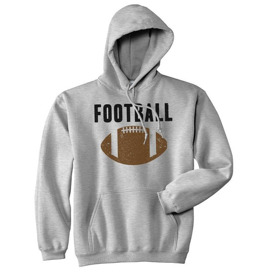 Vintage Football Sweater Cool Sports Funny Graphic Novelty Hoodie Funny Hoodies Football Hoodie Funny Vintage Pullover Novelty Sweatshirt Light Grey
