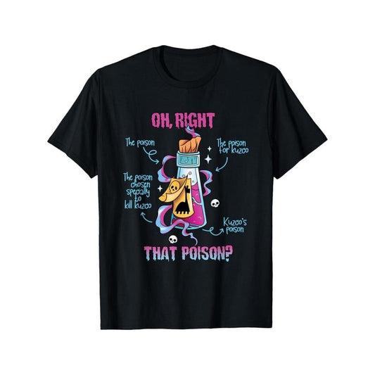 Vintage Funny Drink Me Oh Right That Poison-Llama Halloween T-Shirt made in usa