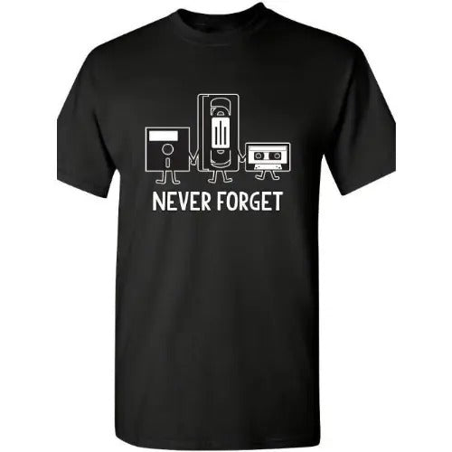 Vintage Gamer T-Shirt - Funny Retro Cassette Tape VHS Design,Old School Mens Tee for Gaming Enthusiasts, Humorous Birthday Gift Idea Made in USA
