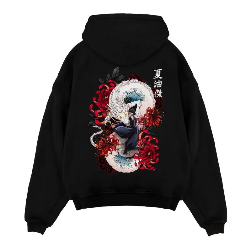 Vintage Geto X Rainbow Dragon - Jujutsu Kaisen Hoodie, Anime Hoodie, Anime shirt, Manga shirt, Anime shirt Classic Cotton
