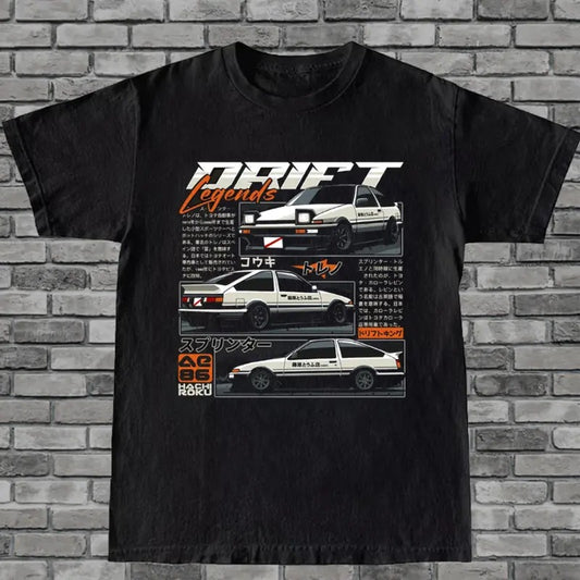 Vintage Graphic JDM T-Shirt - JDM Style Shirt for Car Lovers - Classic Car Lover Gift - Japanese Sports Car - Graphic T-Shirt- graphic tee Menswear Top Tshirt