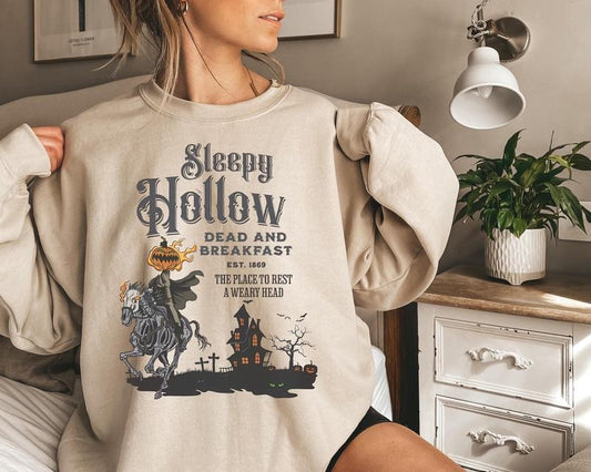 Vintage Halloween Scary Sweatshirt Sleepy Hollow Sweatshirt Headless Horseman Sweatshirt Halloween Horror Sweatshirt Horseman Sweatshirt  T-shirt, sweater and Hoodie