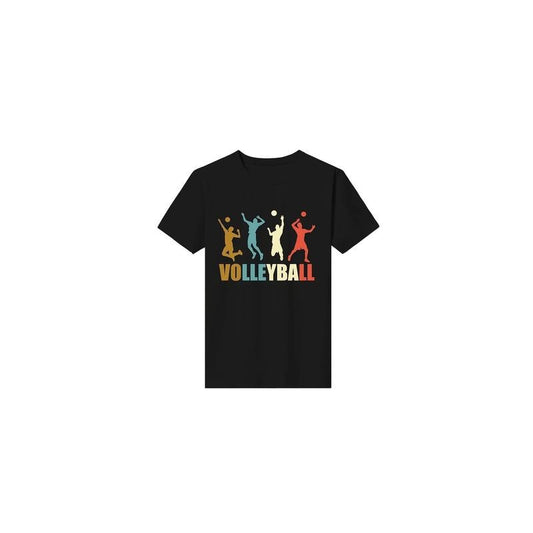 Vintage-Inspired Volleyball Graphic Tee for Men - 100% Cotton, Casual Round Neck Short Sleeve Shirt, Machine Washable made in usa