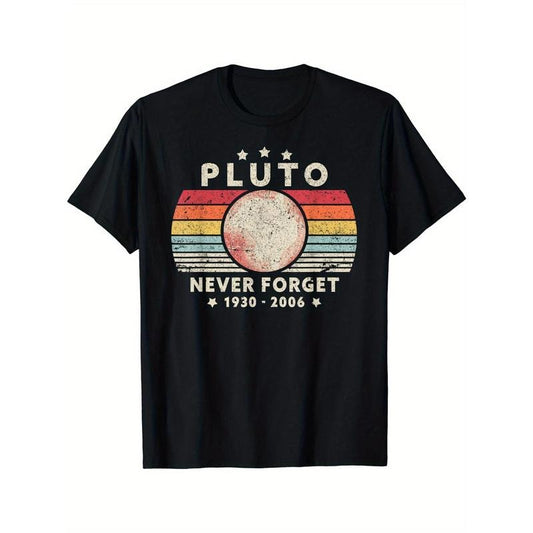 Vintage Letter Pattern Mens T-Shirt - Stylish & Comfortable Short Sleeve Crew Neck Tee for Summer Outdoors - Lightweight, breathable, Trendy Design Made in USAstyle{n002}3