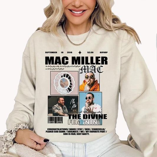 Vintage Mac Millers 90s  Shirt, Mac Self Care Shirt, country music, Hip Hop Shirt, Mac Fan Gift, Vintage Rap Tee Sweater