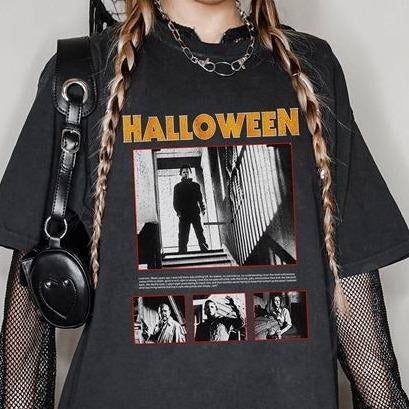 Vintage Michael Myers Tee | Michael Myers Shirt | Horror Halloween Shirt | Halloween End Shirt | Serial Killer Shirt | Horror Characterstyle{n002}10