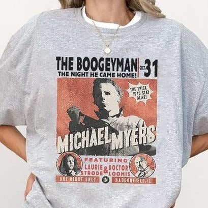 Vintage Michael Myers Tee | Michael Myers Shirt | Horror Halloween Shirt | Halloween End Shirt | Serial Killer Shirt | Horror Characterstyle{n002}9