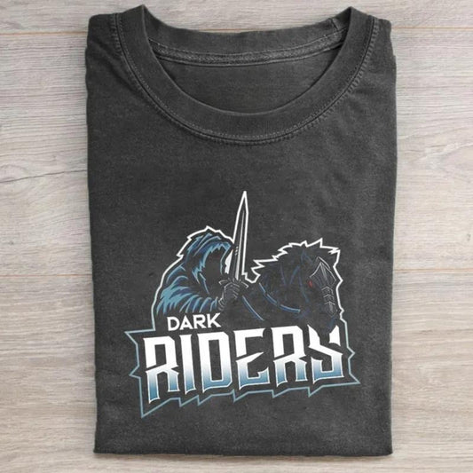 Vintage Nazgul Dark Riders Graphic Tee - The Lord of The Rings Movie Shirt - JRR Tolkien - Ringwraiths - Middle Earth - Crewneck - Casual Men's Top