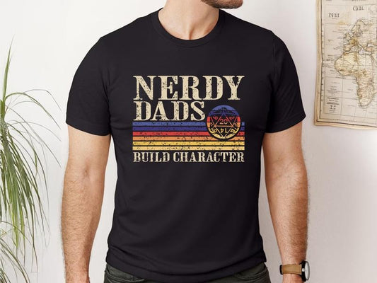 Vintage Nerdy Dads Shirt, D&D Shirt, Dungeons and Dragons Sweatshirt, DND Gift for Day Fathers Day, Gift for Husband Present Dungeon Master