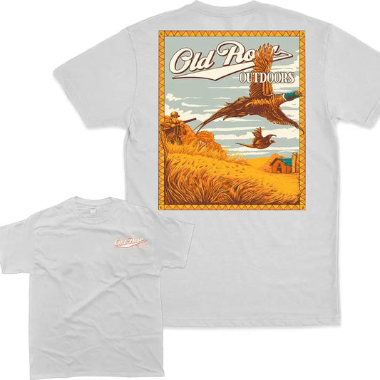 Vintage Old Row Outdoor Hunting Pheasant Unisex T-shirt