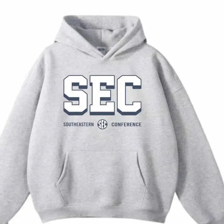 Vintage SEC Southeastern Conference Football Hoodie, NCAA SEC Shirt, Football Gift, Graphic Shirt for Men, for Women