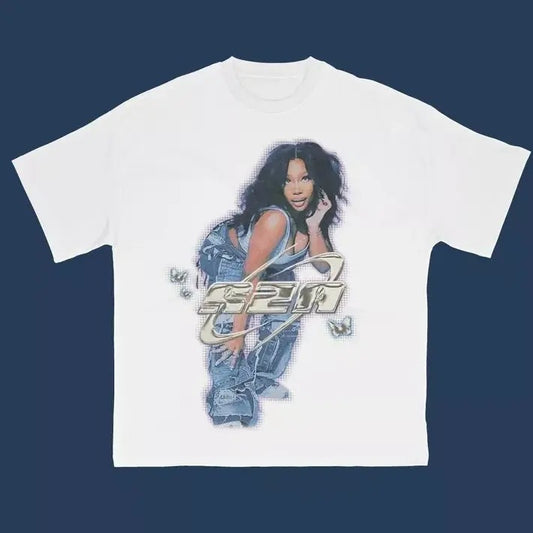 Vintage SZA Rap Tee Gift For Family