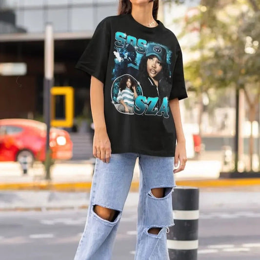 Vintage SZA SOS Shirt, Vintage Sza Good Days Shirt, Sza 90s Shirt, Sza New Bootleg 90s T-Shirt, Sos Sza Merch, Unisex T-Shirt, Gift for Her