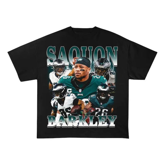Vintage Saquon Barkley Shirt | Vintage Tee Graphic T-Shirt Sweatshirt Hoodie | Sport Tee - Gift For Fan