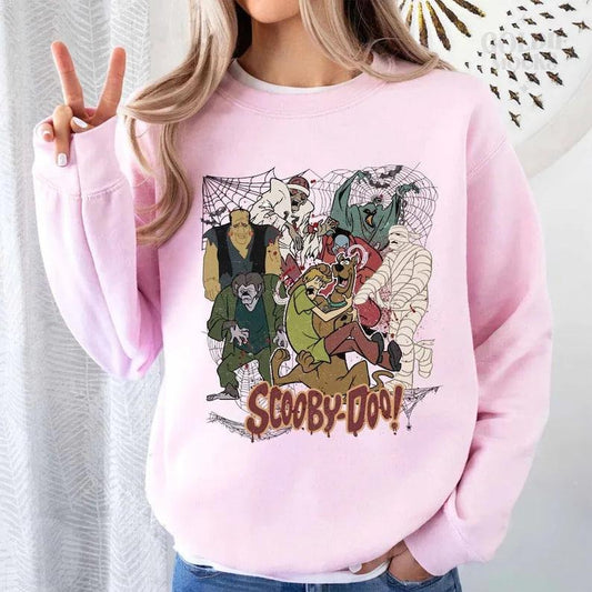 Vintage Scooby Doo Halloween Sweatshirt, Halloween 90s Movies Shirt, Scooby Doo Vintage Shirt, Halloween Movie Tee Halloween Shirts