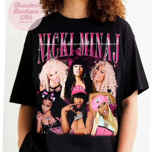 Vintage Shirt, Rapper Shirt, Pink Friday 2 Shirt, Music Tour Tshirt ,Retro Gag City Shirt, Nicki Lewinsky Airbrush Style Shirt, Gift For Fan, Unisex T-Shirt, Gifts For Girl, Short Sleeve Tee Shirt, Gifts For Birthday Mothers Day Christmas
