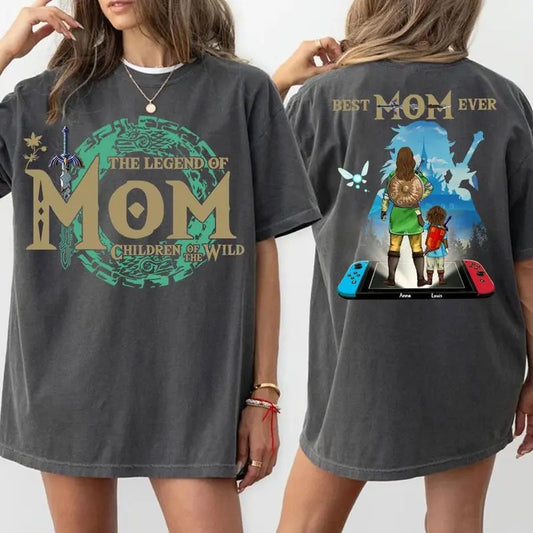 Vintage The Legend Of Mom Shirt, Best Mom Ever Shirt, Children Of The Wild Shirt, Mother's Day Gift For Mom, Mom Shirt For Women Top for Unisex