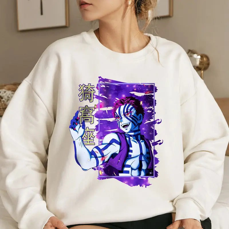 Vintage Upper Moon 3 DM Characters Shirt Crewneck Hoodie, Anime Otaku Shirt Comfort Cotton