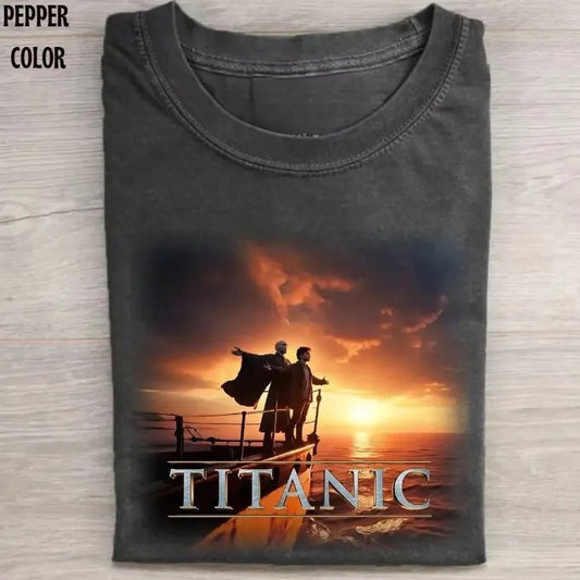 Voldemort And Harry On The Titanic Vintage Graphic T-shirt, Funny Harry Potter Movie Tee, Unisex Meme Funny Dumb Shirt