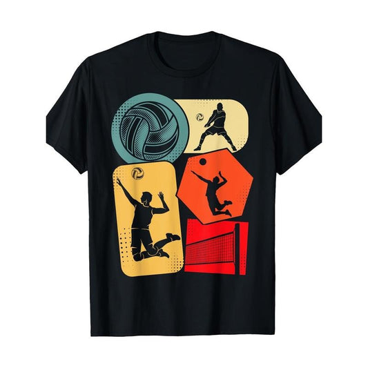 Volleyball men's T-shirt 100% cotton T-shirt Made in USA