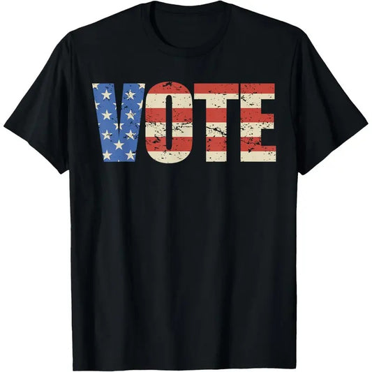Vote American Flag T-Shirt made in usa