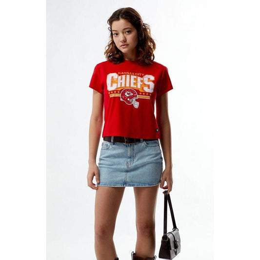 WILD COLLECTIVE Women's NFL Wild Collective x PacSun Kansas City Chiefs Mini T-Shirt