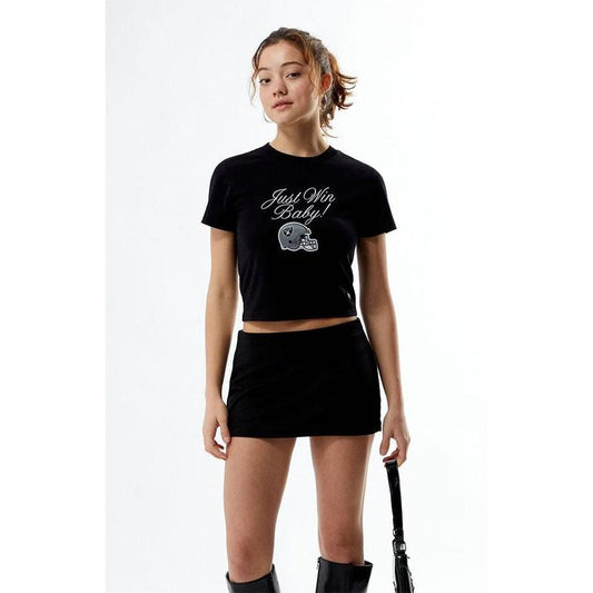 WILD COLLECTIVE Women's NFL Wild Collective x PacSun Las Vegas Raiders Baby T-Shirt