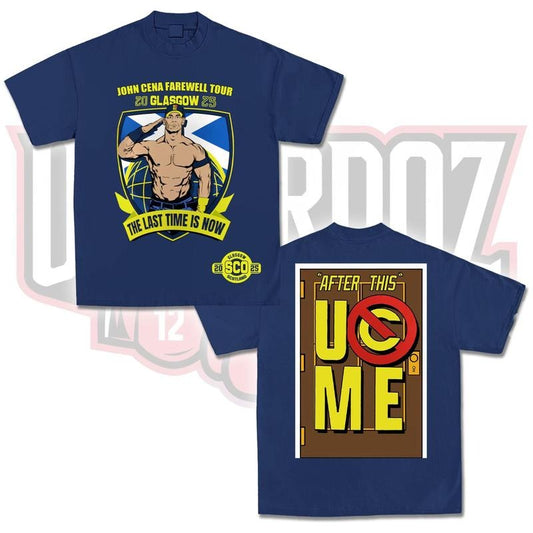 WWE John Cena Farewell 2025 Glasgow T-Shirt, WWE John Cena Tee, John Cena Shirt, WWE Shirt, Sports T-shirt, Wrestling Gift, Gift for Him Her Menswear