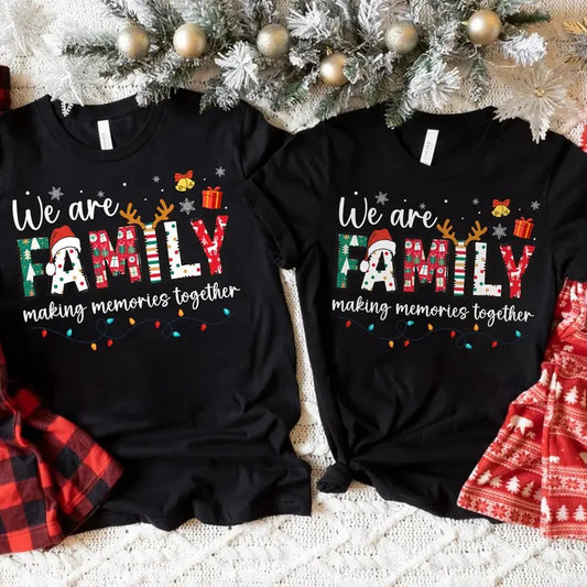 We Are Family T-shirt, Matching Christmas Shirt, Family Christmas Tee, Holiday Shirt, Christmas Gift for Family