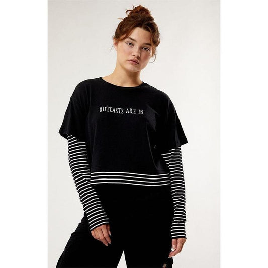 Wednesday Women's Outcasts Are In Long Sleeve T-Shirt