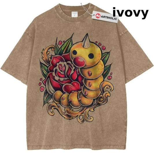 Weedle Shirt, Pokemon Shirt, PKM Shirt, Anime Shirt, Vintage T-Shirt