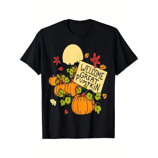 Welcome Great Pumpkin T-Shirt Welcome Great Pumpkin Our item is the perfect birthday gift, Halloween present for your friends, family members, or just treat yourself made in usa