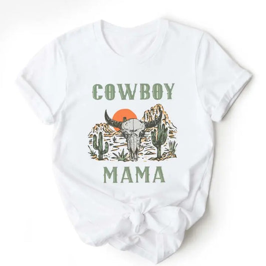 Western Rodeo Mama Shirt, Gift For Woman and Man Unisex T-Shirt Casual Clothing