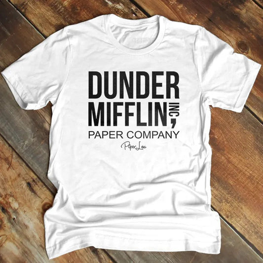 Father's Day | Dunder Mifflin Paper Company Apparel, Printed In The USA, Tee Blue / Ash / Military Gree / Turf Green / White, #mensapparel #dads #blackprint