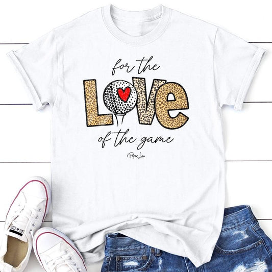 For The Love Of The Game Tee, Proudly Printed In The USA, Tee Gray / White, #sassy #cute #colorprint