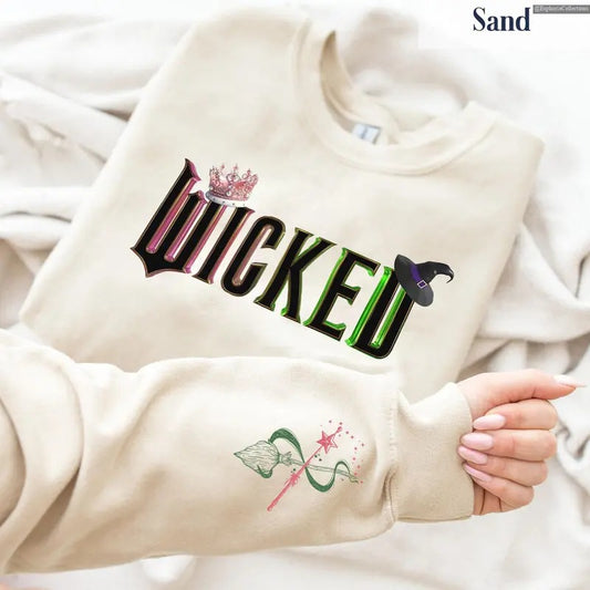Wicked #Glinda #Elphaba Sweatshirt, Hoodie, Tee, Defy Gravity Broomstick Magic Wand, Wizard Movie Shirt Musical Fan Gift Land of Oz , Global Trending Outfits