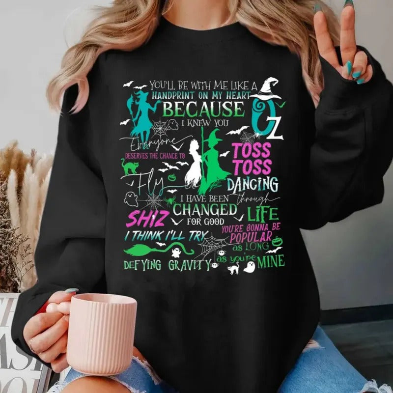 Wicked A New Musical T Shirt, Musical Wicked Sweatshirt, Wicked Shirt, Music Lovers, Unisex Short Sleeve Tee