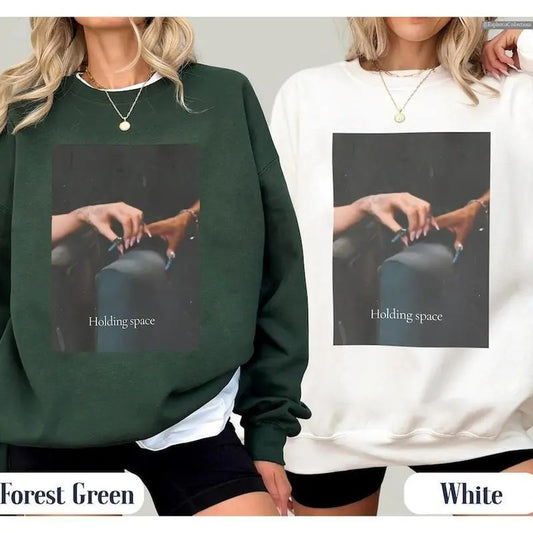 Wicked Holding Space Changed For Good Sweatshirt, Hoodie, Tee, #Ariana #Cynthia #Glinda Finger Hold Defy Gravity, Musical Movie Broadway , Global Trending Outfits