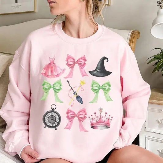 Witch Pink And Green Sweatshirt, Changed For Good Shirt, Wicked Defy Gravity, Unisex Short Sleeve Tee