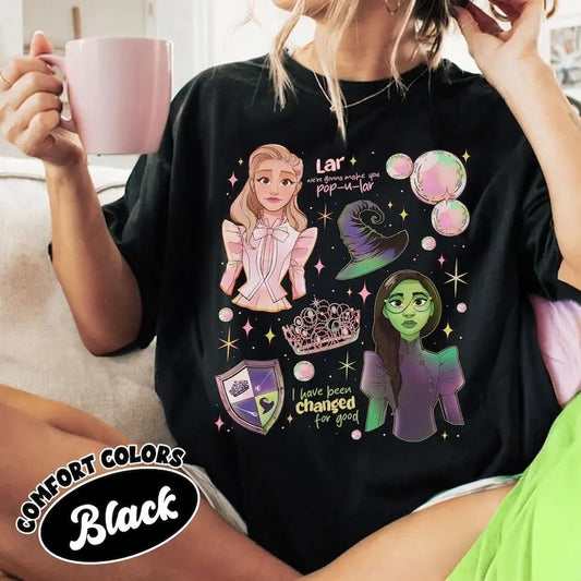 Wizard Movie Fan Comfort Colors Shirt, Wicked Change For Good Shirts, Popular - LAR T Shirt, Wicked Musical Fan Gift