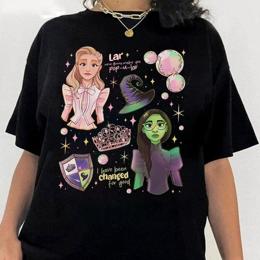 Wizard Movie Fan Shirt, Wicked Change For Good Shirts, Popular - LAR T Shirt, Wicked Musical Fan Gift