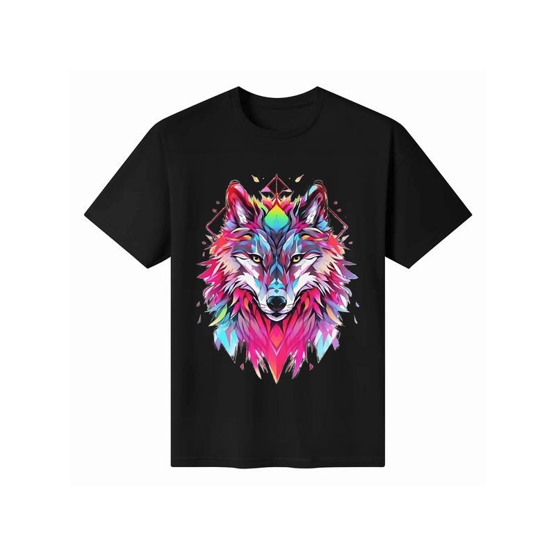 Wolf And Wolf T-Shirts For Men Made in USA