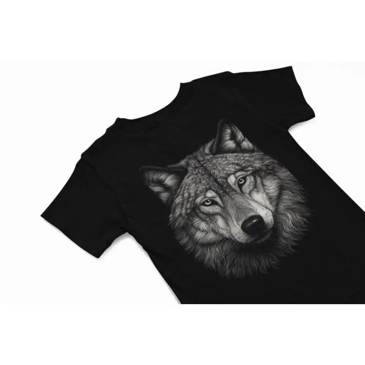 Wolf T-Shirt, Wolve Tee, Wolve T shirt , Wolf graphics T-Shirt, Wolf spirit animal tee, Camping t shirt, camping shirt for dad, Wolf gift Made in USA