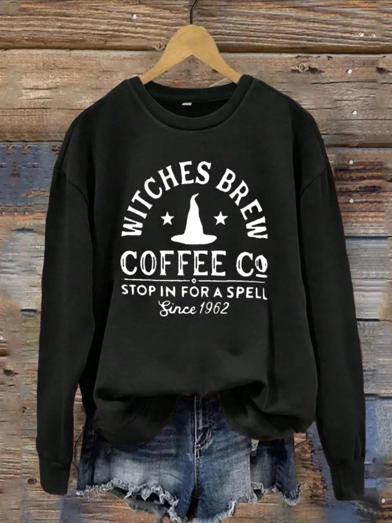 Women's Letter Print Drop Shoulder Sweatshirt, Casual Long Sleeve Round Neck Pullover for Fall & Winter, Ladies Clothes for Daily Wearstyle{n002}2