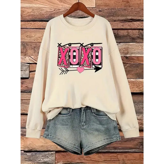 Women's Valentine's Day Sweatshirt, XOXO The Original Love Letters, Jesus Sweatshirt, Bible Verse Shirt, Christian Sweatshirt, Religious Valentine, Jesus Lover Gift,XOXO Tshirt, Hodie and Sweater, T-Shirt