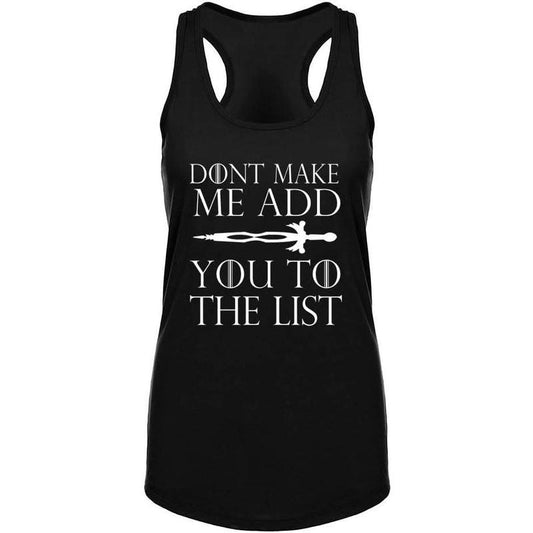Workout Muscle Tank Tops for Women-Game of Thrones Womens Funny Saying Fitness Gym Sleeveless Shirts Made in USA