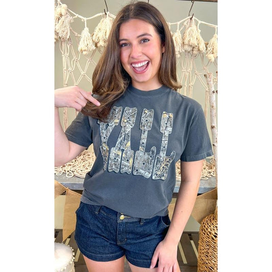 Y'all Camo Comfort Color Graphic T-Shirt