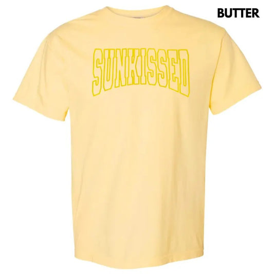 Yellow Sunkissed Puff Comfort Colors T-Shirt