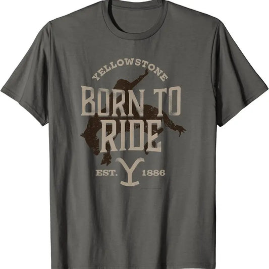 Yellowstone Born To Ride Logo TShirt