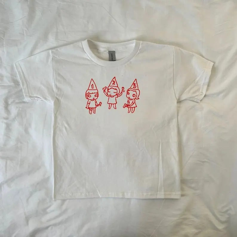 Yoshimoto Nara Baby Tee, y2k clothing, Pinterest ,vintage, streetwear, trendy